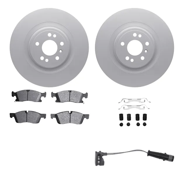 R1 Concepts WDTS1-19148 Brake Rotors - Carbon Coated W/ Euro Ceramic Pads